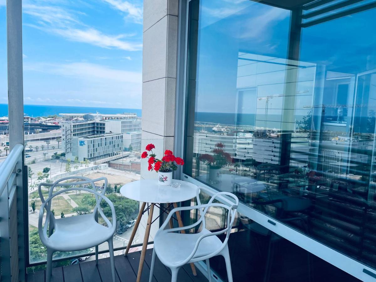Amazing Sunset Views In The Mediterranean Apart/ Apartment Sant Adria de Besos Exterior foto